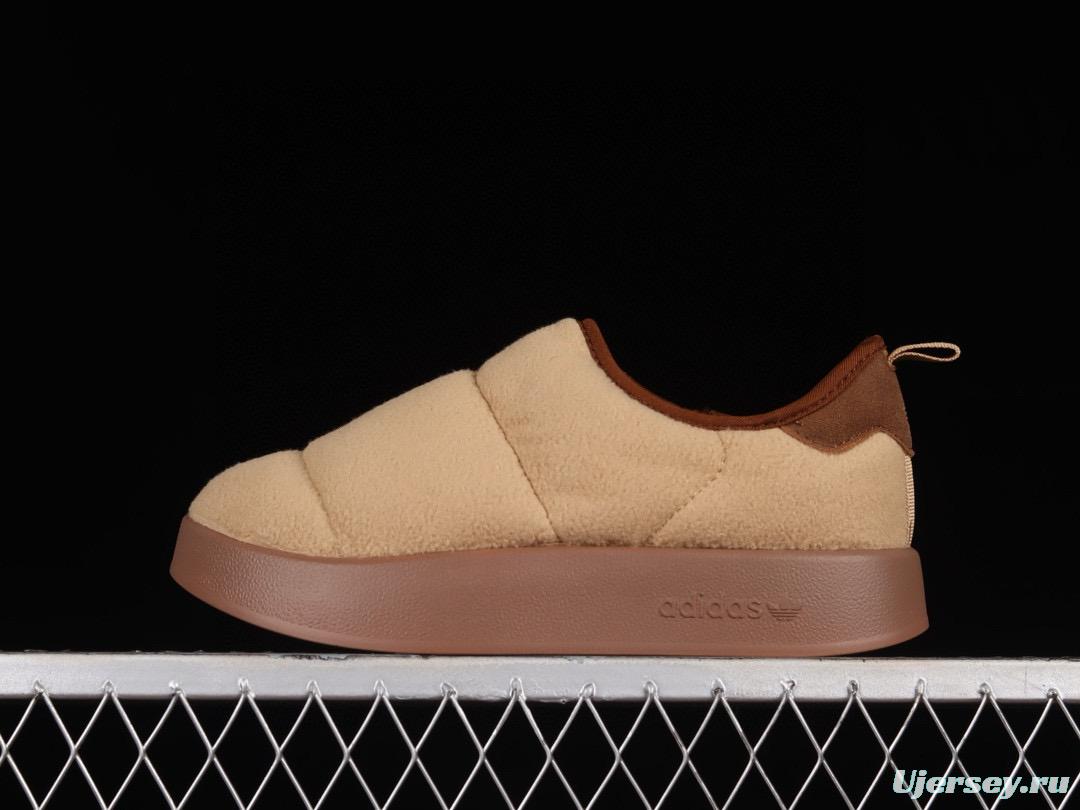 Adidas Ruffylette IG7153 Winter Slip-On Sneakers with Warm Lining - IG7153