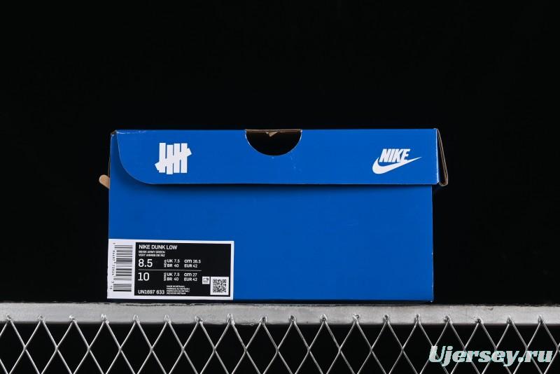 Nike SB Dunk Low x Undefeated Collaboration Casual Skate Shoes - UN1697-633
