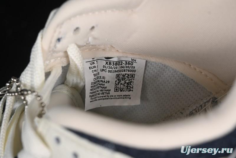 Nike SB Dunk Low LV Collaboration - Denim Print Swoosh Anniversary High-End Custom Low-Top Casual Skate Shoes - XB3802-360