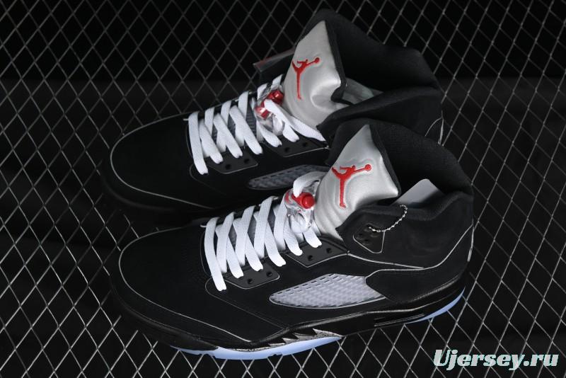 Nike Air Jordan 5 Retro Black Metallic Reimagined Basketball Shoes - HF3975-001