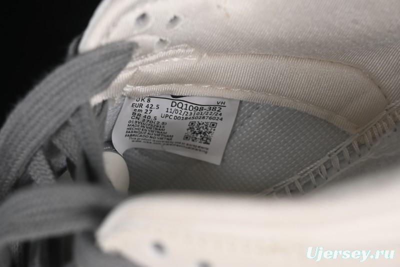 Nike SB Dunk Low Stussy Collaboration - Off White Dark Grey Swoosh Anniversary Custom Low-Top Casual Skate Shoes - DQ1098-382