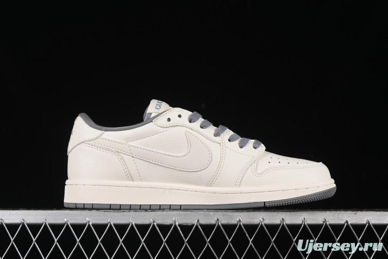 Nike Travis Scott x Fragment Design x Air Jordan 1 Low OG SP AJ1 Low Top Casual Sneakers - DM6688-607