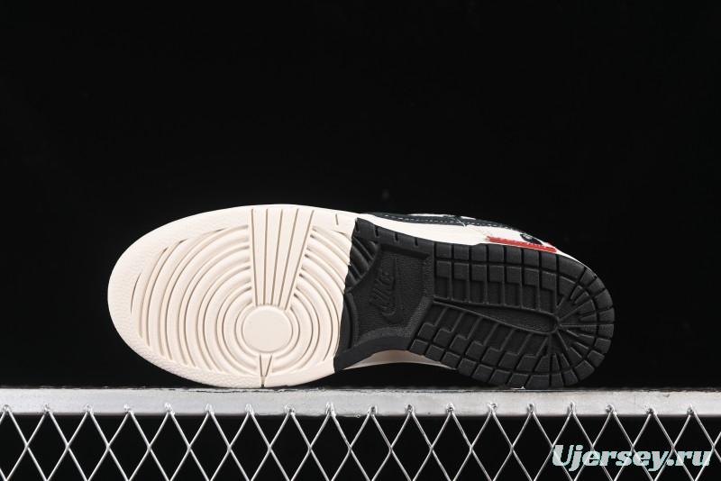 Nike SB Dunk Low Supreme x Bape Anniversary Custom Sneakers - MM1089-017