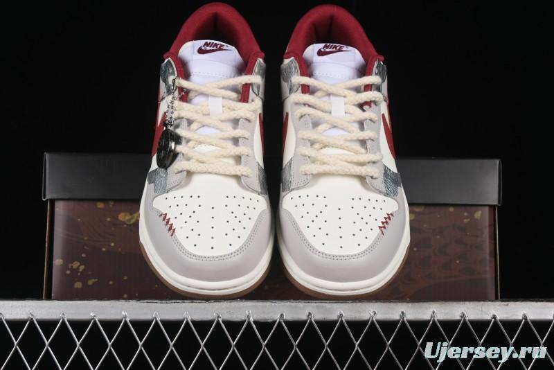 Nike Dunk Low Casual Sneakers with Chinese Style Gradient Design - FB7160-161
