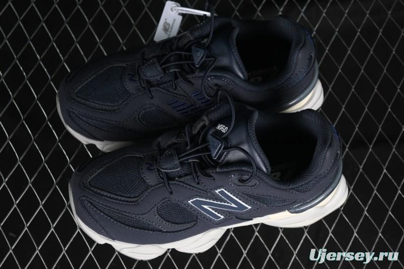 New Balance 9060 Series Kids Hook and Loop Sneakers - PV9060NV
