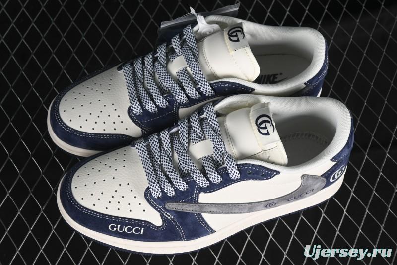 Nike Travis Scott x Fragment Design x Air Jordan 1 Low OG SP AJ1 Gucci Collaboration - XY2688-109