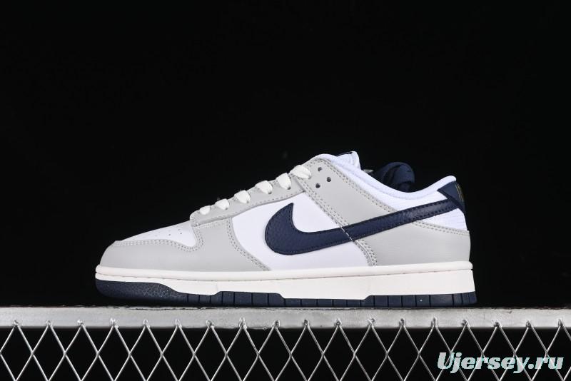 Nike Dunk Low SB Casual Sneakers in Photon Dust and White with Obsidian Accents - HF4299-001