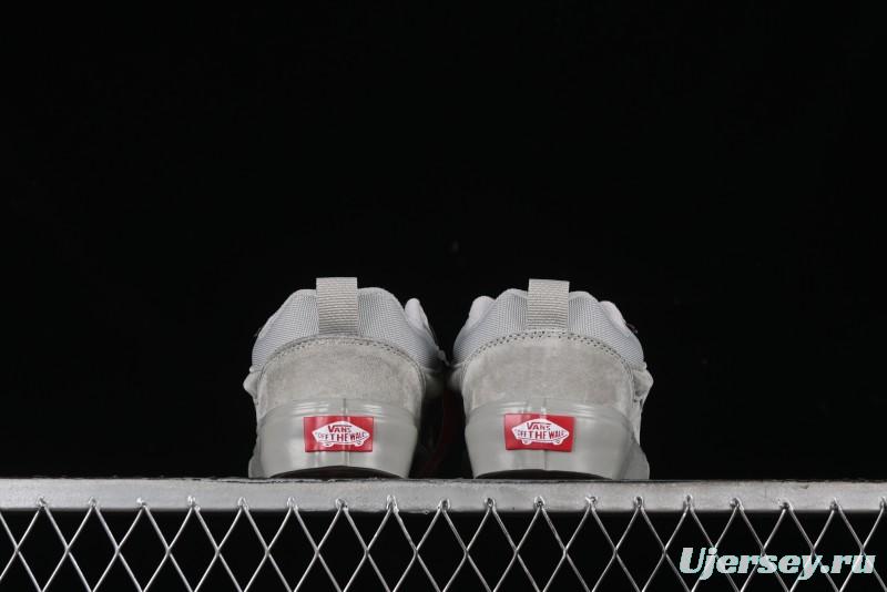 Vans Knu Skool Low Top Retro Casual Vulcanized Sneakers in Grey - VN000CRPBXC