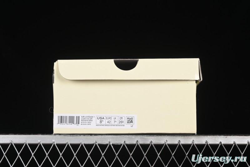 Nike Travis Scott x Fragment Design x Air Jordan 1 Low OG SP AJ1 Supreme Collaboration - XZ2268-002