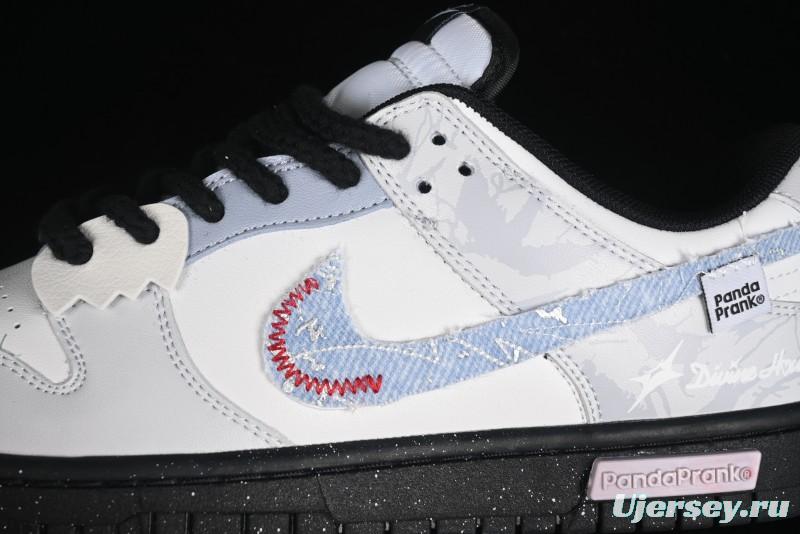 Nike Dunk Low Panda Prank Qixi Special Edition Low-Top Casual Sneakers - DD1391-100