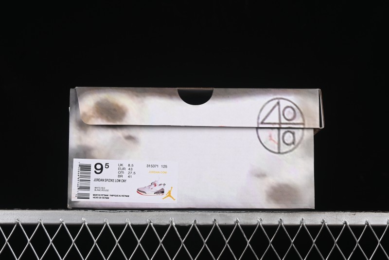 Nike Jordan Spizike Low AJ Retro Sneakers with Elephant Print and Multi-Element Design - 315371-125