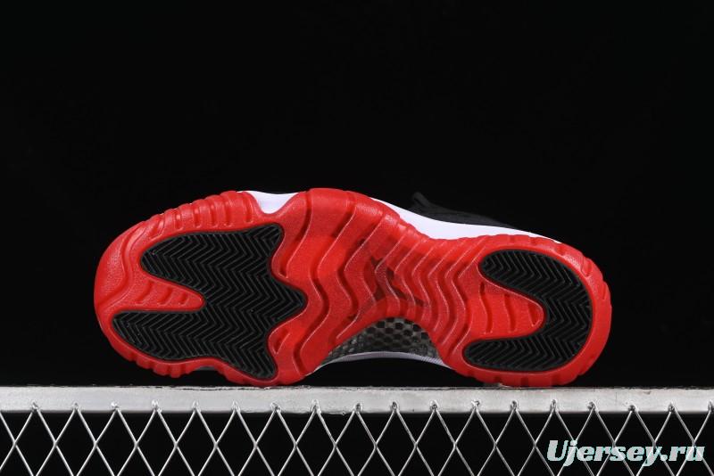 Nike Air Jordan 11 Retro "Bred Velvet" Basketball Shoes with Velvet Overlay - DB5457-061