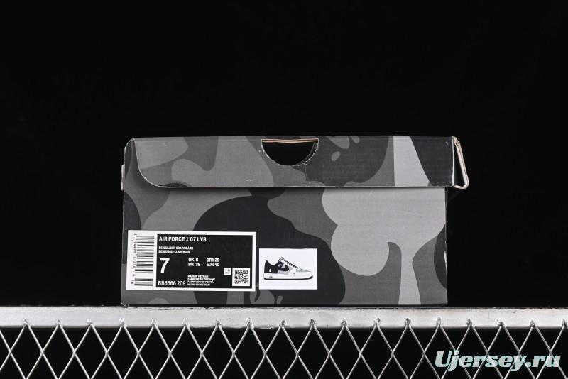 Nike Air Force 1 '07 Low Bape Collaboration - Beige Grey Black Low-Top Casual Sneakers BB6566-209