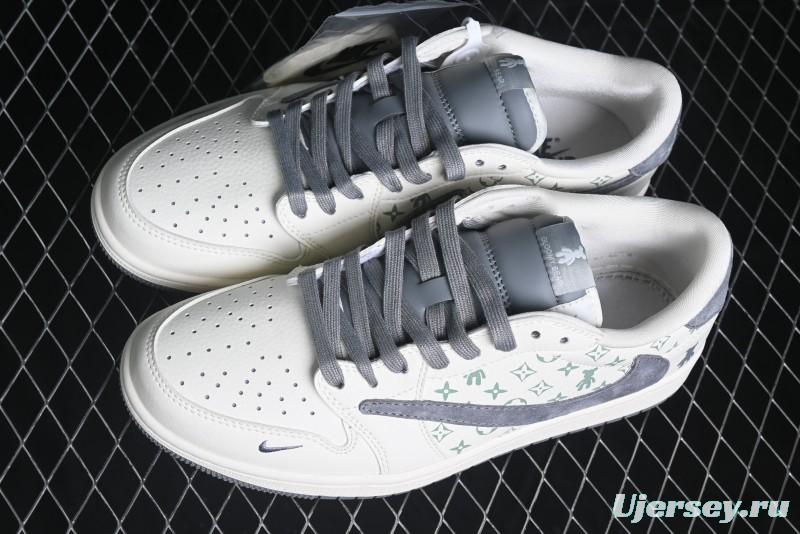 Nike Travis Scott x Fragment Design x Air Jordan 1 Low OG SP AJ1 Sneakers - SJ2068-111