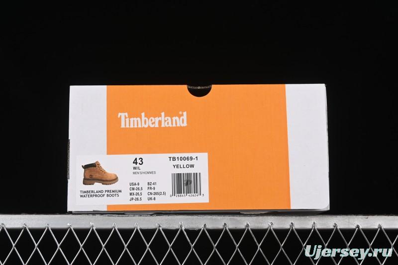 Timberland Classic Mid Waterproof Insulated Boot with Premium Suede Leather - TB10069-1YELLOW