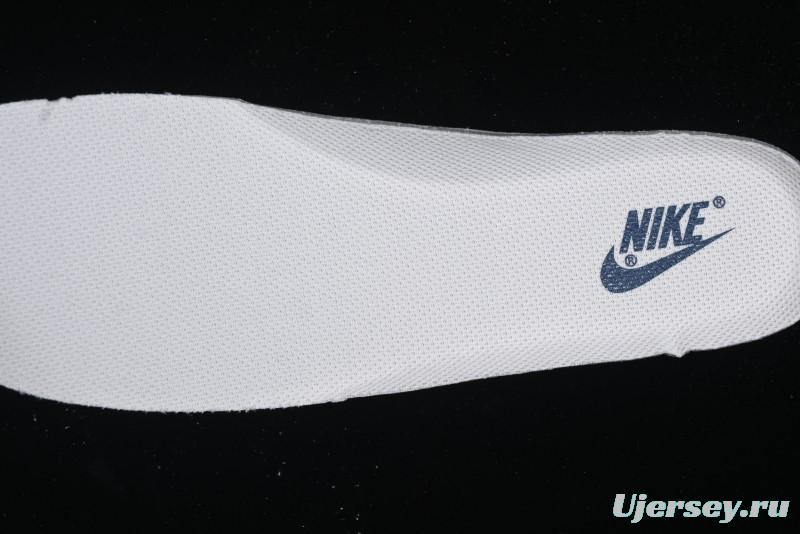 Nike Air Force 1 '07 Low Burberry Collaboration - Off White Navy Blue Patchwork Low Top Casual Sneakers BB8588-222