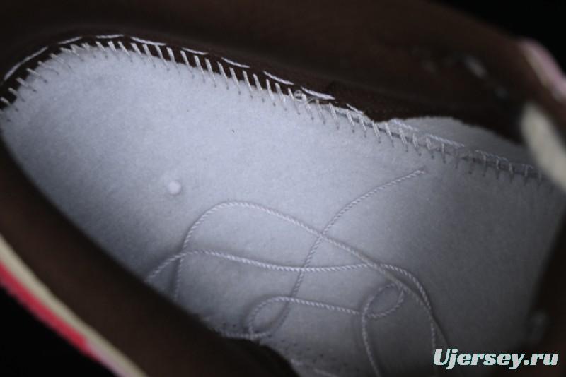 Nike Dunk Low Retro Casual Sneakers in Brown and Sail with Panda Mischief Skyline Theme - DD1503-124