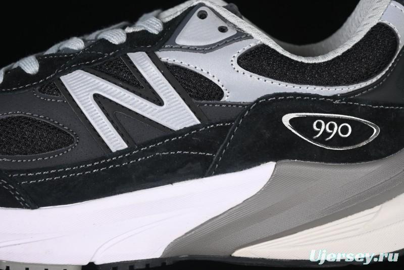 New Balance 990 Series Premium Retro Running Shoes with Carbon Fiber Midsole - M990BK6