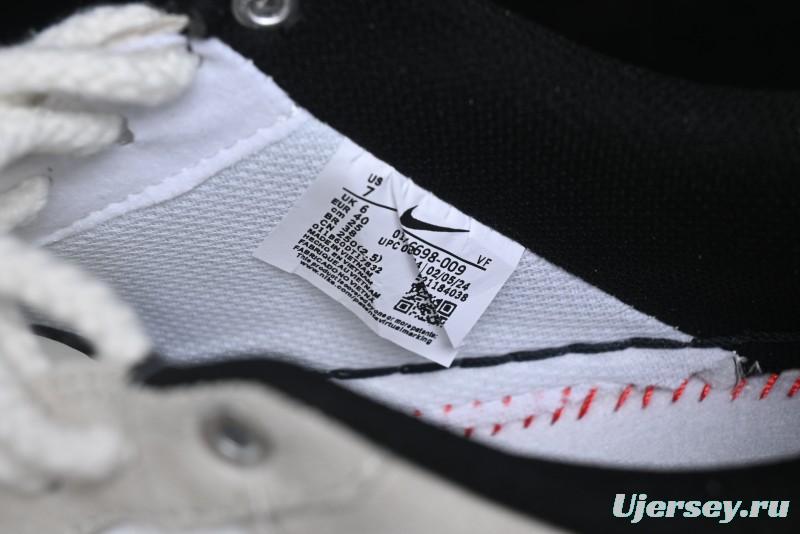 Nike Air Force 1 '07 Low Stussy Collaboration - AF1 Light Grey Red Tag Low-Top Casual Sneakers SJ6698-009