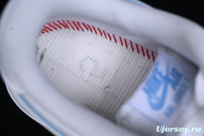 Nike Air Force 1 '07 Low Top-Grain Leather Casual Sneakers with Full-Length Air Cushion - DV0788-101