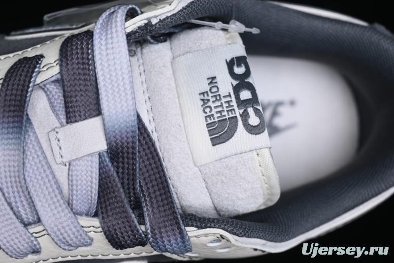 Nike SB Dunk Low The North Face Collaboration - Grey White Anniversary High-End Custom Low-Top Casual Skate Shoes - XX3186-202