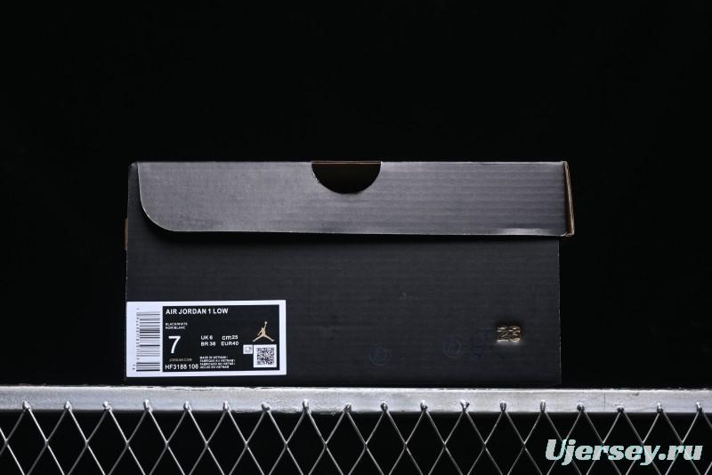 Nike Air Jordan 1 Low Panda Casual Sneakers HF3188-106