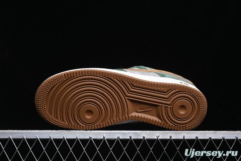 Nike Air Force 1 '07 Low UN Collaboration - Moss Green Low-Top Casual Sneakers - KK1988-022
