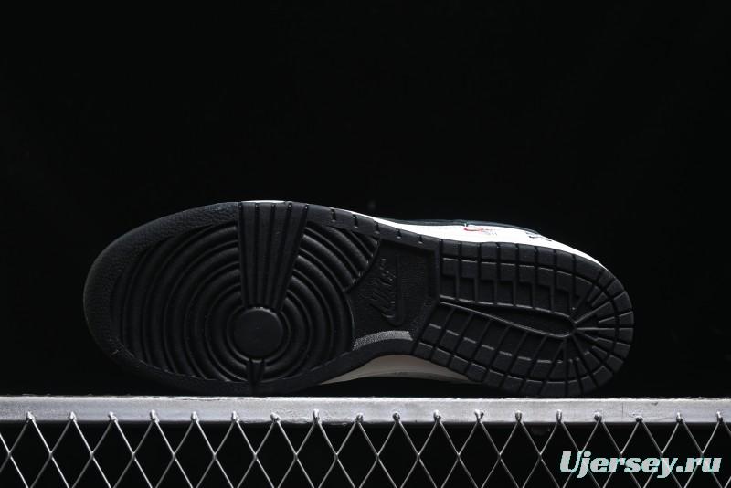 Nike SB Dunk Low OFF-WHITE Collaboration Anniversary High-End Custom Sneakers - YX5066-212