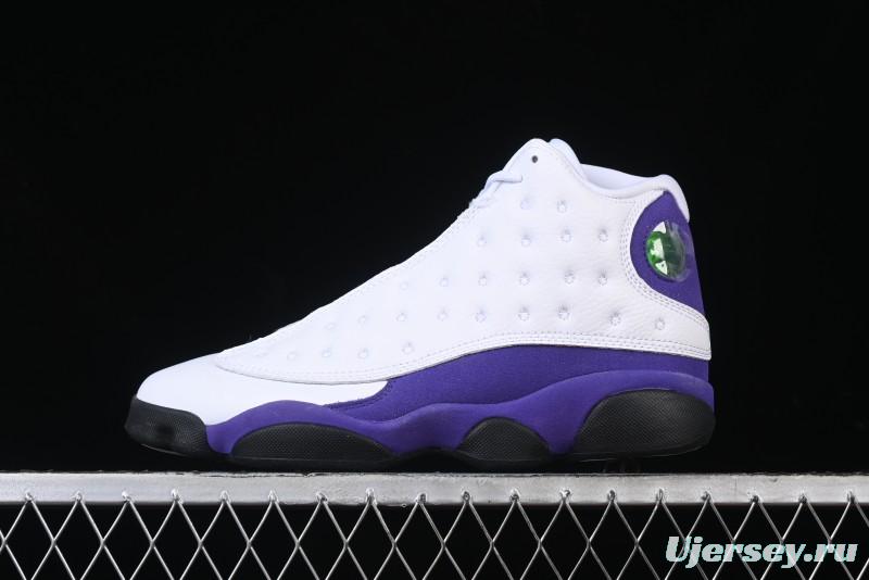 Nike Air Jordan 13 Retro Basketball Shoes with Original 3D Holographic Cat Eye and Carbon Fiber - 414571-105