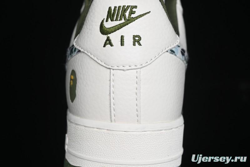 Nike Air Force 1 '07 Low BAPE Collaboration - Camo Swoosh Low-Top Casual Sneakers DF0188-012
