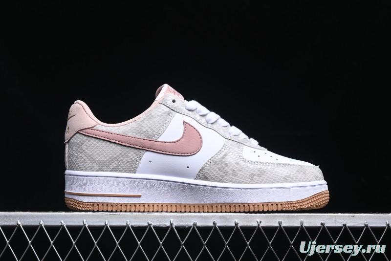 Nike Air Force 1 '07 Low Year of the Snake Themed Low-Top Casual Sneakers - HF2898-100
