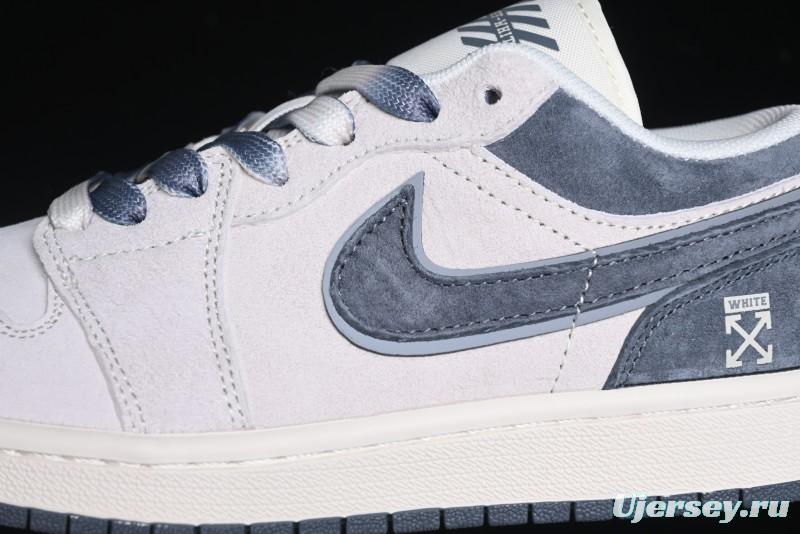 Nike Air Jordan 1 Low OF Collaboration Custom High-End Retro Basketball Shoes - DM9188-002