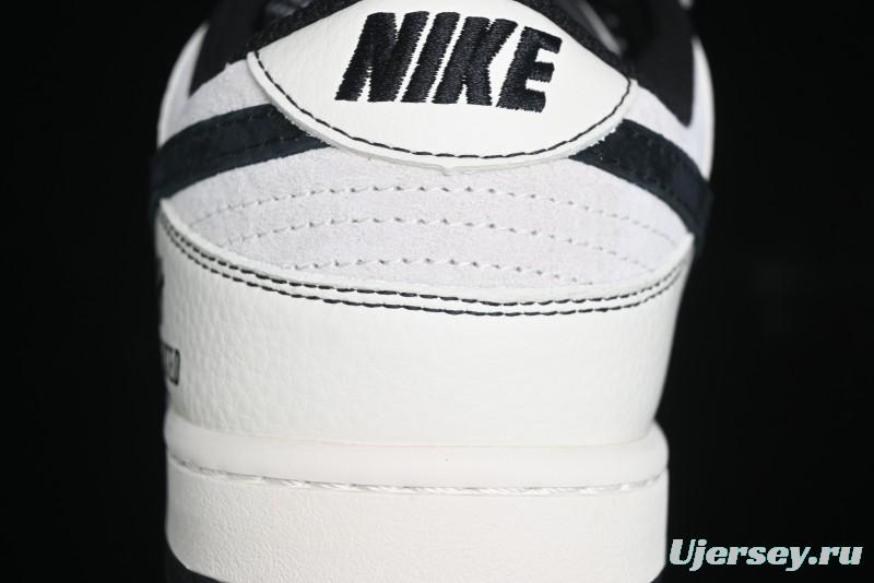 Nike SB Dunk Low UN Collaboration - Beige Black Line Black Sole Anniversary Custom Low-Top Casual Skate Shoes - BB7518-004