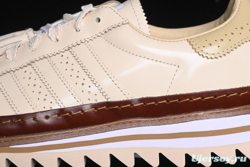 Adidas Superstar Clot Collaboration JQ6117 Preppy Style Shell Toe Casual Sneakers with Perforated Leather Upper - JQ6117