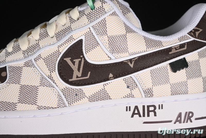 Nike Air Force 1 '07 Low Louis Vuitton Collaboration Casual Sneakers - LD4631-202