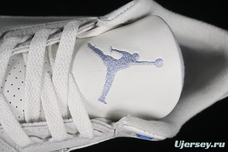 Nike Air Jordan 3 Retro "Lucky Shorts" Basketball Shoes with University Blue and White Colorway - CT8532-101