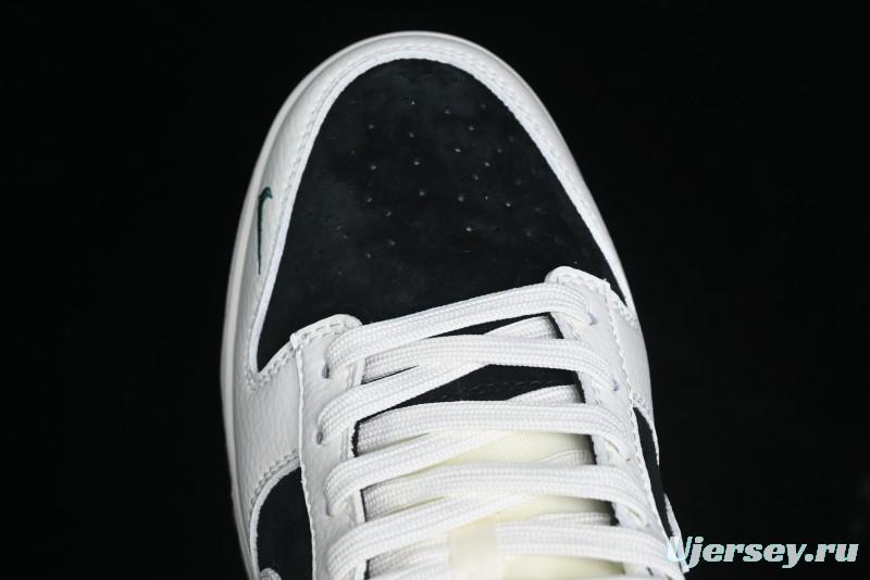 Nike SB Dunk Low Stussy Collaboration - Double Shadow White Hook Anniversary High-End Custom Low-Top Casual Skate Shoes - SF1029-406