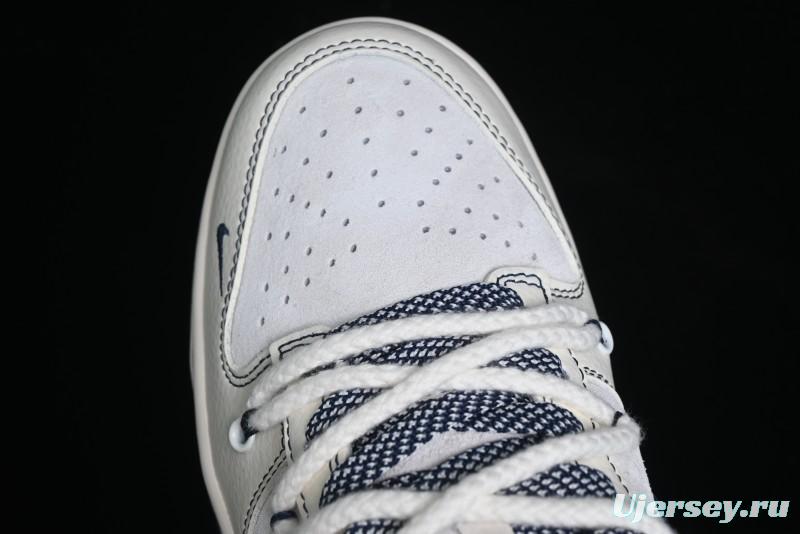 Nike SB Dunk Low Stone Island Anniversary Edition Customized Low-Top Casual Skate Shoes - YX5066-201