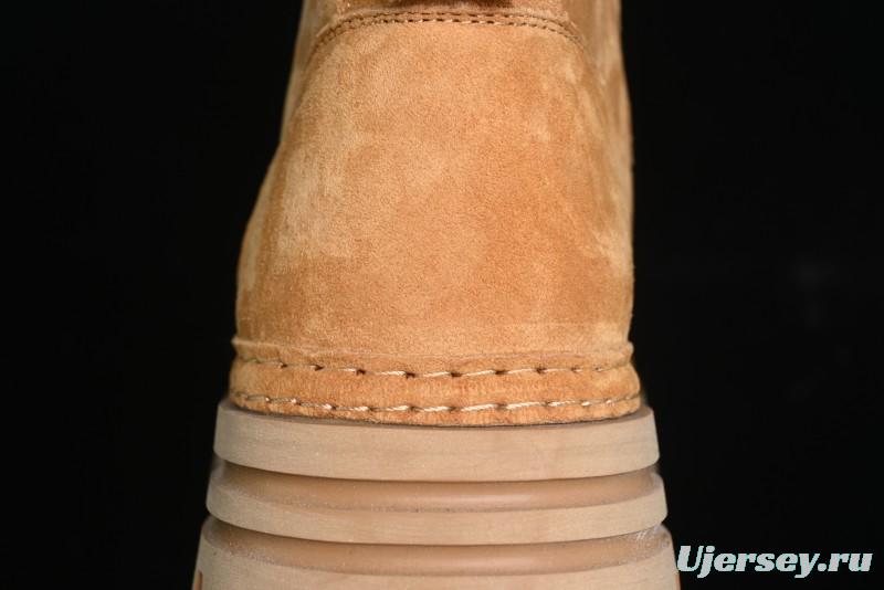 ECCO Exostrike Series Work Leather Anti-Slip Platform Boots - 63890801003