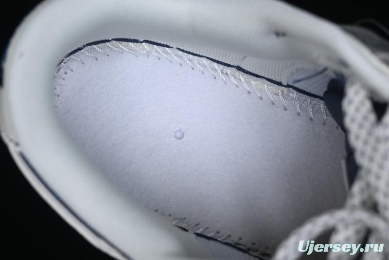 Nike SB Dunk Low Supreme Collaboration - White Blue with Crystal Outsole Anniversary High-End Custom Low-Top Casual Skate Shoes - XS1086-002