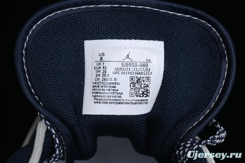 Nike Air Jordan 1 Low Stussy Collaboration - Blue Red Custom High-End Retro Basketball Shoes - SJ9950-049