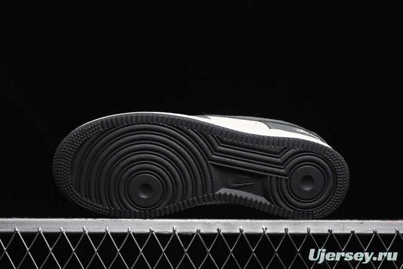 Nike Air Force 1 '07 Low Stussy Collaboration - Light Bone Shadow Low-Top Casual Sneakers - DF0180-008