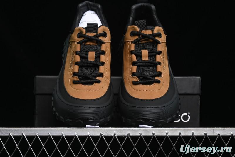 ECCO Offroad Series Lightweight Cushioned Leather Durable Outdoor Hiking Running Shoes - 63513001002