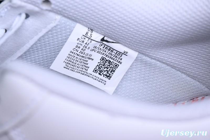 Nike Air Force 1 '07 Low Stussy Collaboration - Crystal Milk Coffee Low-Top Casual Sneakers - IF1686-101