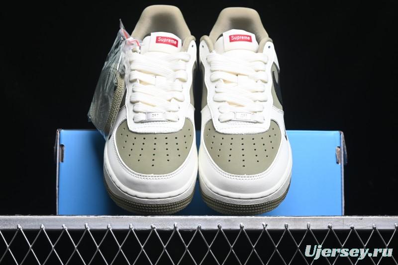 Nike Air Force 1 '07 Low Supreme Casual Sneakers in Military Green - CH6336-508