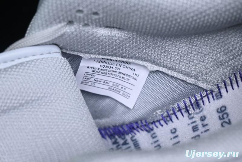 Nike Rtfkt Studios x Nk Dunk Genesis Low OG Ghost Metaverse Series Casual Skate Shoes - HQ3034-001