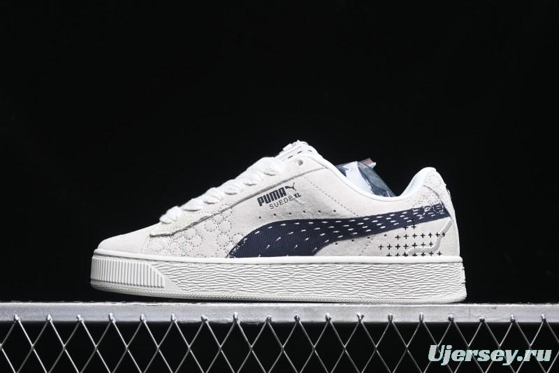 Puma Suede XL Retro Casual Sneakers with Premium Pigskin Upper - 395777-02