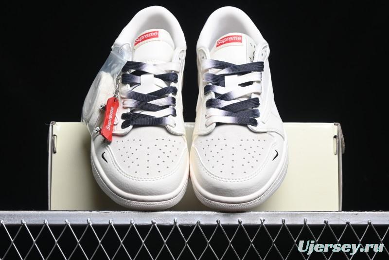 Nike Travis Scott x Fragment Design x Air Jordan 1 Low OG SP AJ1 Sneakers - BB7518-002