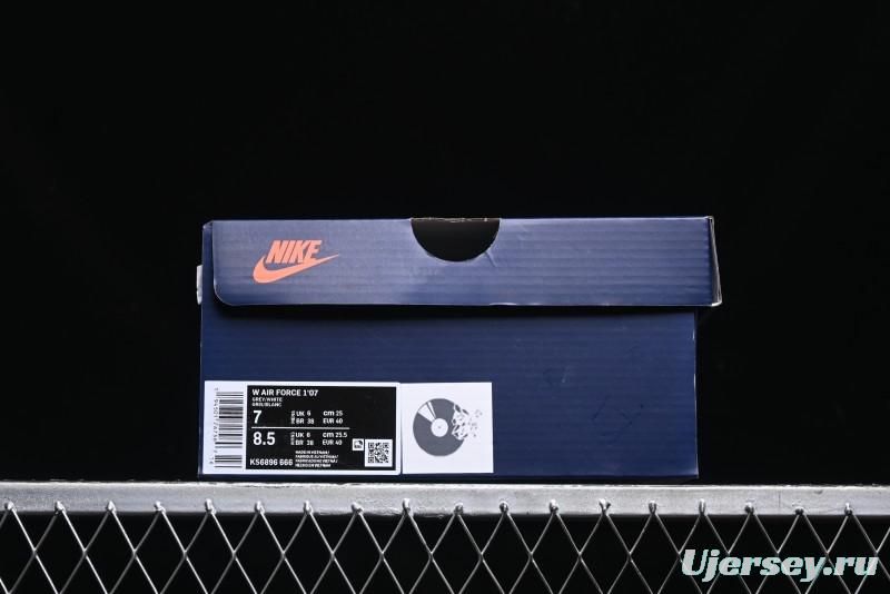 Nike Air Force 1 Low "Vinyl" Casual Sneakers with Lace-Up Design - KS6896-666