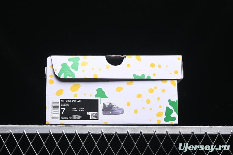 Nike Air Force 1 '07 Low Black Deconstructed Utility Casual Sneakers - CW2288-763